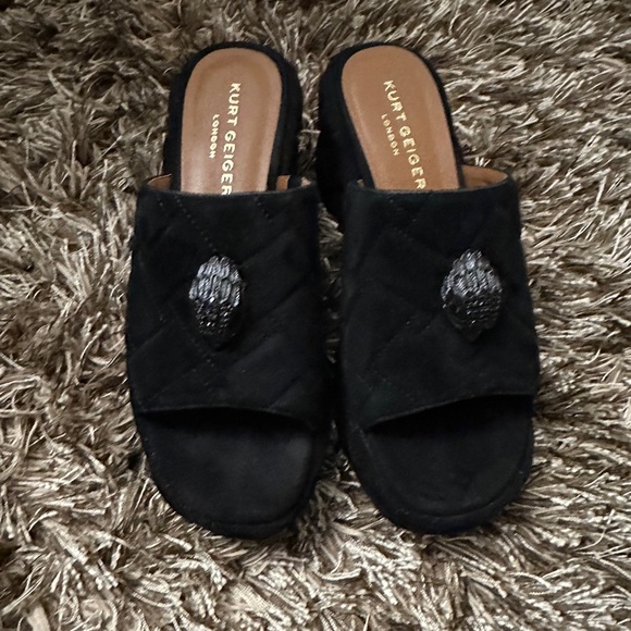 Kurt Geiger Kensington Wedge Mule Like NEW in box - Picture 5 of 6